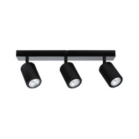Spottivalaisin GU10 3x10W musta LIRENA