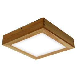 Ceiling light QUADRA WOODLINE 300x300 24W IP20 4000K 1430lm Ash