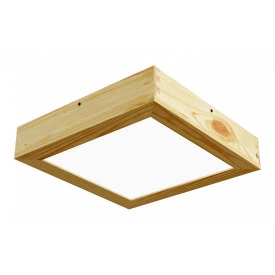 Pintavalaisin LED QUADRA 300x300 24W IP20 4000K 1430lm mänty