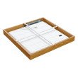 Pinnapealne LED laevalgusti QUADRA WOODLINE 600x600 40W IP20 4000K 3320lm tamm