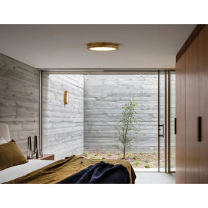 Griestu lampa RONDO WOODLINE 400 36W IP20 3000K 2800lm Ozols