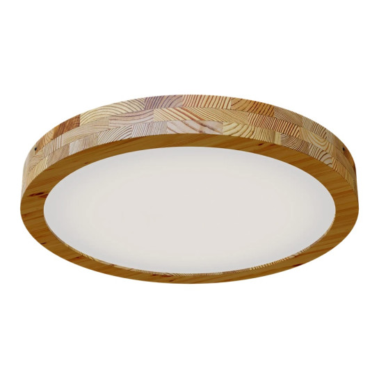 Šviestuvas RONDO WOODLINE 500 48W IP20 4000K 3600lm Pušis