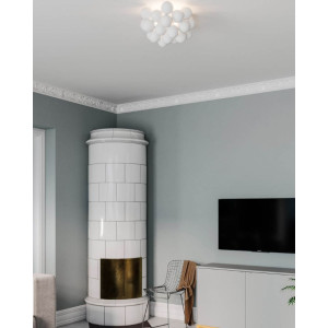 Lubų šviestuvas baltas GROSS