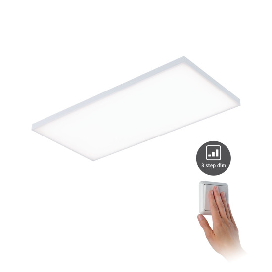 LED panelė 600x300 mm, 26 W, balta matinė, 3 pakopų reguliuojamas ryškumas VELORA