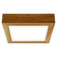 Virsapmetuma LED griestu gaismeklis QUADRA WOODLINE 300x300 24W IP20 4000K 1430lm osis