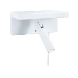 LED Wall luminaire Jerik USB C 2,4W dimmable Matt white