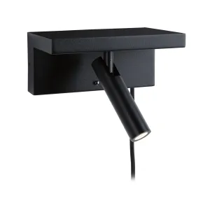 LED Wall luminaire Jerik USB C 2,4W dimmable Matt black