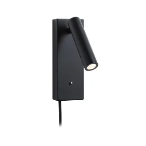 Wall luminaire Hulda USB C 2,5W dimmable Black matt