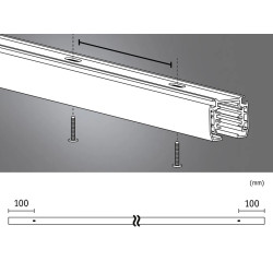 ProRail3 Rail 1m 230V Silver