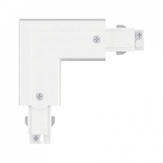 Connector L-part Exterior White