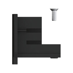 Connector End cap Black