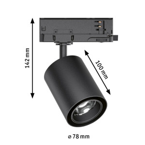 LED Rail spot Black KRATOS LED Rail spot Black KRATOS