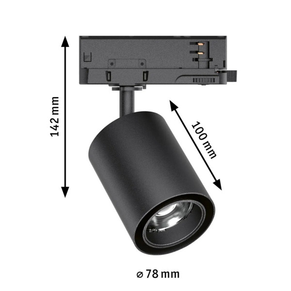 LED Rail spot Black KRATOS LED Rail spot Black KRATOS