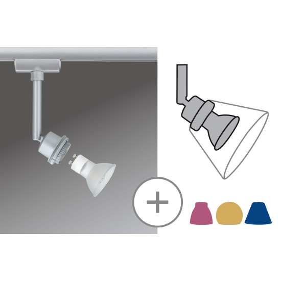 LED-spot mattakromi DECO SYSTEM