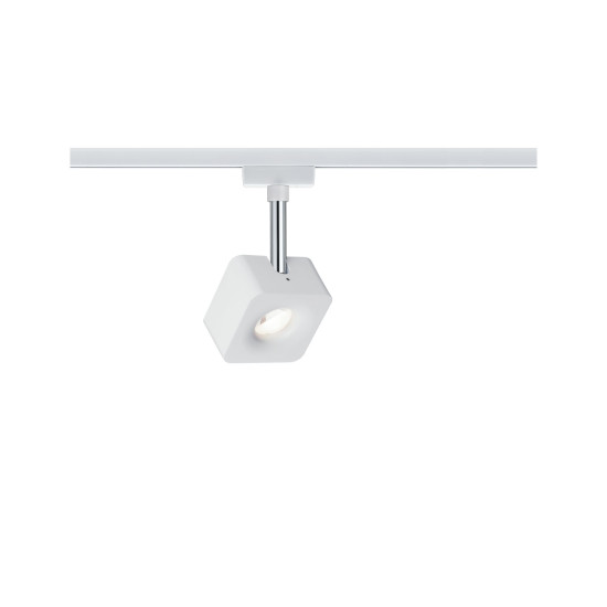LED reflektorius baltas 8W CUBE