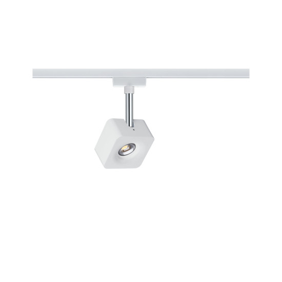 LED reflektorius baltas 8W CUBE