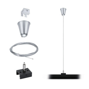 Lighting track hanger 3m Black Lighting track hanger 3m Black