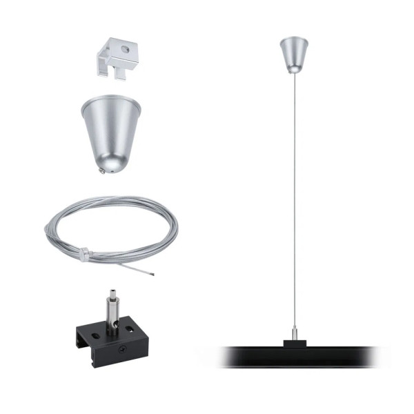 Lighting track hanger 3m Black Lighting track hanger 3m Black