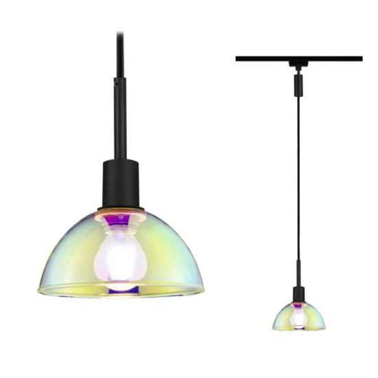Pendant E14 20W Black matt/Dichroic SARRASANI