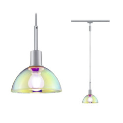 Gaismeklis iekarināms E14 20W matēts hroms/Dichroic SARRASANI