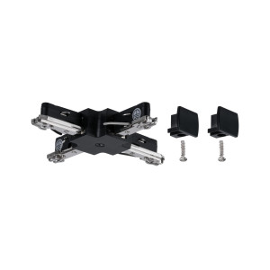 Rail X connector, black matt Rail X connector, black matt
