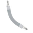 Rail flex connector chrome matt Rail flex connector chrome matt