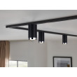 Bėginis šviestuvas 230V LED 6.5W matinės juodos SPOT TUBE