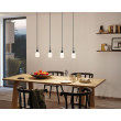 Riippuvalaisin mattamusta 20W E14 230V DECO SYSTEM