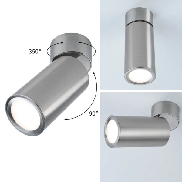 Spotlampa 3-Step-Dim birstēts tērauds TURNAL Spotlampa 3-Step-Dim birstēts tērauds TURNAL