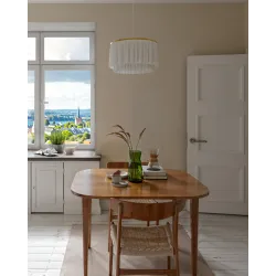 Ripplamp valge OPHELIA