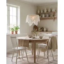 Ripplamp Ø45 cm valge MANCIA