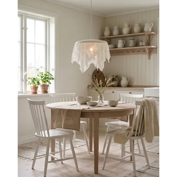 Ripplamp Ø45 cm valge MANCIA