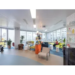 Upotettava LED-valaisin LONG Backlit 40W IP41 4000K 3868lm DALI akku 1H valkoinen