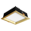 Recessed LED light SQUARE WOODLINE 120x120 6W IP20 4000K 558lm Pine