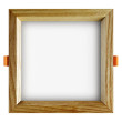 Recessed LED light SQUARE WOODLINE 120x120 6W IP20 4000K 558lm Ash