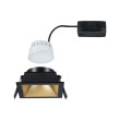 Recessed luminaire 3-Step-Dim Cole black/gold IP44 SQUARE