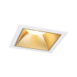 Recessed luminaire 3-Step-Dim Cole white/gold IP44 SQUARE