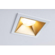 Recessed luminaire 3-Step-Dim Cole white/gold IP44 SQUARE