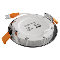 Įleidžiamas šviestuvas RONDO 6W IP40 4000K 300 lm, standartinė sidabrinė spalva