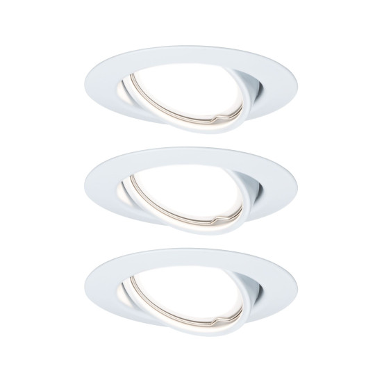 Süvistatav valgusti Coin Base 5W 3 tk. komplekt 3-step dim