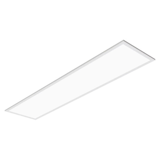 Įleidžiamas LED šviestuvas LONG Backlit  40W IP41 4000K 3868 lm su įprasta 1 val. baterija, baltas