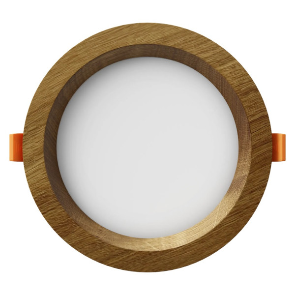 Upotettava LED-valaisin RONDO WOODLINE 148 6W IP20 4000K 631 lm Tammi