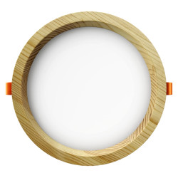 Sissehõlmatav LED-valgusti RONDO WOODLINE 206 12W IP20 4000K 1360 lm mänd