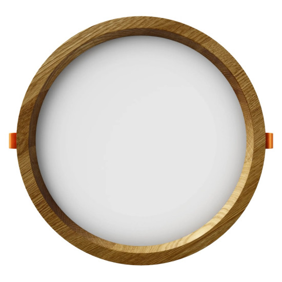 Įleidžiamas LED šviestuvas RONDO WOODLINE 264 18W IP20 3000K 1986 lm Ąžuolas