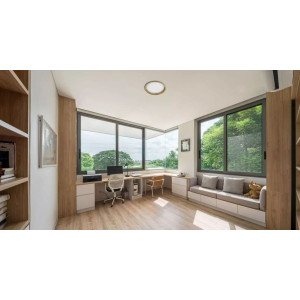 Įleidžiamas LED šviestuvas RONDO WOODLINE 264 18W IP20 4000K 2121 lm Pušis