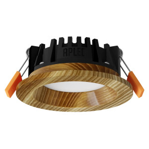 Upotettava LED-valaisin RONDO WOODLINE 90 3W IP20 4000K 195 lm Saarni