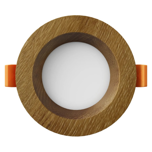 Süvistatav LED valgusti RONDO WOODLINE 90 3W IP20 4000K 195lm Tamm Süvistatav LED valgusti RONDO WOODLINE 90 3W IP20 4000K 195lm Tamm