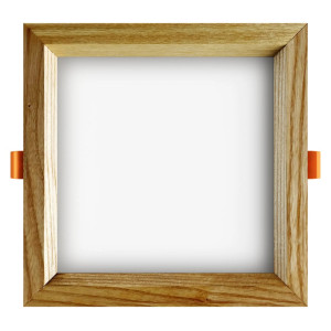 Recessed LED light SQUARE WOODLINE 170x170 12W IP20 4000K 1281lm Ash Recessed LED light SQUARE WOODLINE 170x170 12W IP20 4000K 1281lm Ash