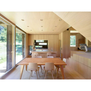 Įleistinis LED šviestuvas SQUARE WOODLINE 90x90 3W IP20 3000K 187 lm Ąžuolas