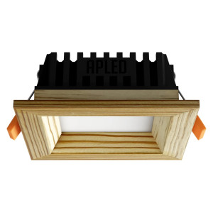 Recessed LED light SQUARE WOODLINE 90x90 3W IP20 3000K 187lm Pine Recessed LED light SQUARE WOODLINE 90x90 3W IP20 3000K 187lm Pine